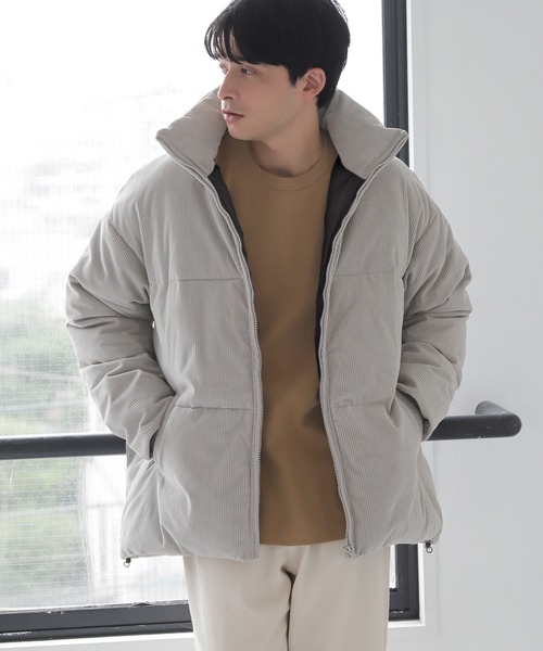 LAKOLE（ラコレ）の「コーデュロイ中綿ジャケット / 124255（その他アウター・メンズ・ブラック/ライトグレー/キャメル/ブルー・MEDIUM/LARGE/X-LARGE）」の2枚目の写真