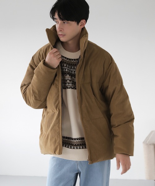 LAKOLE（ラコレ）の「コーデュロイ中綿ジャケット / 124255（その他アウター・メンズ・ブラック/ライトグレー/キャメル/ブルー・MEDIUM/LARGE/X-LARGE）」の10枚目の写真