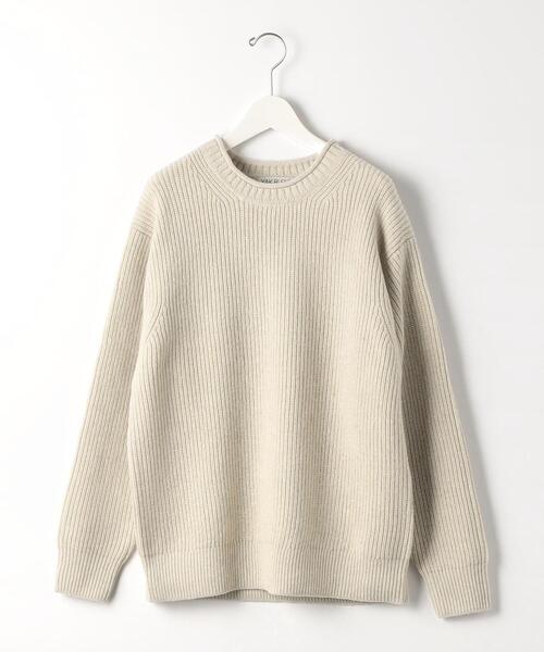 green label relaxing（グリーンレーベルリラクシング）の「ヤクミックス ネップ アゼ ロールネック ニット（ニット/セーター・メンズ・ネイビー/ライトグレー/グレー・L/M/XL/S）」の14枚目の写真