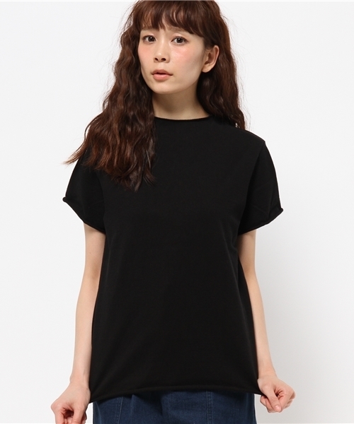 BEAMS BOY(ビームスボーイ)の「EURISCO×BEAMS BOY / ボトルネック T(Tシャツ/カットソー・レディース・ブラック/ホワイト/グレー・ONE SIZE)」の3枚目の写真