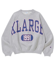 XLARGE | XLARGE x Champion COLLEGE RAGLAN CREWNECK SWEAT(スウェット)