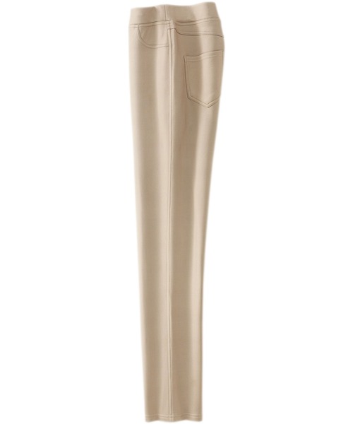 BELLUNA PLUS(ベルーナ)の「あったか裏起毛素材ホカロンパンツ股下70cm(その他パンツ・レディース・その他/グレー系その他/ブラック/チェック・LARGE/X-LARGE/SMALL/MEDIUM)」の5枚目の写真