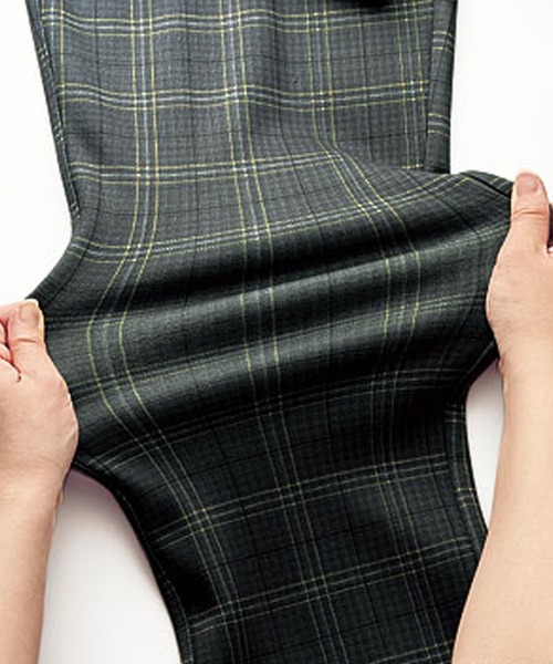 BELLUNA PLUS(ベルーナ)の「あったか裏起毛素材ホカロンパンツ股下70cm(その他パンツ・レディース・その他/グレー系その他/ブラック/チェック・LARGE/X-LARGE/SMALL/MEDIUM)」の8枚目の写真