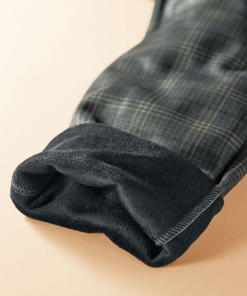 BELLUNA PLUS(ベルーナ)の「あったか裏起毛素材ホカロンパンツ股下70cm(その他パンツ・レディース・その他/グレー系その他/ブラック/チェック・LARGE/X-LARGE/SMALL/MEDIUM)」の9枚目の写真