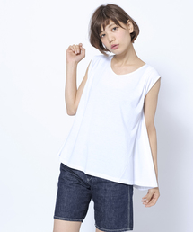 MILKFED. | 【mini7月号掲載】S/S PLEATED TOP　（フレアートップス/タック入り）(Tシャツ/カットソー)