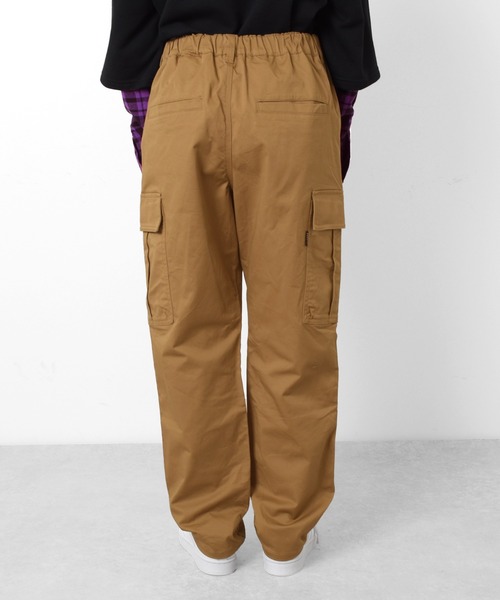 GLAZOS（グラソス）の「[ワイドテーパード]ストレッチツイル・カーゴパンツ（カーゴパンツ・キッズ・ベージュ/カーキ/ブラック・140cm/150cm/160cm/170cm）」の11枚目の写真