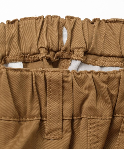 GLAZOS（グラソス）の「[ワイドテーパード]ストレッチツイル・カーゴパンツ（カーゴパンツ・キッズ・ベージュ/カーキ/ブラック・140cm/150cm/160cm/170cm）」の17枚目の写真