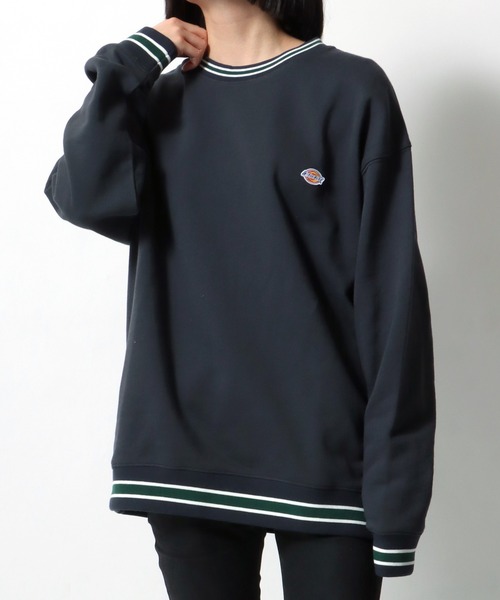 Dickies(ディッキーズ)の「Dickies/ディッキーズ オーバーサイズ ワンポイントロゴ スウェット レディース メンズ トレーナー(スウェット・レディース・アッシュグレー/ダークグリーン/チャコール/グレー系その他・M/L/XL)」の10枚目の写真