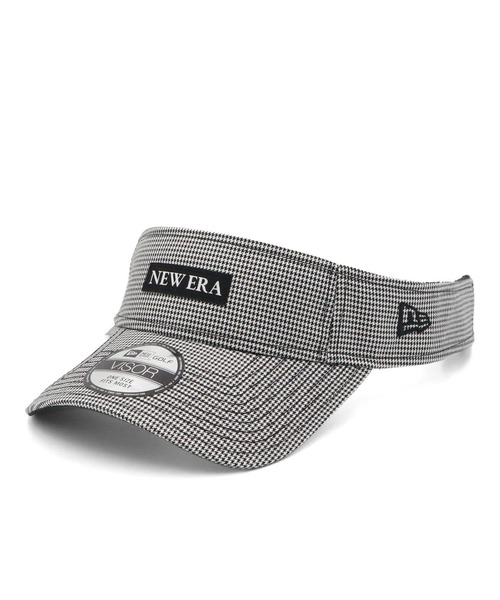 NEW ERA(ニューエラ)の「ニューエラ ゴルフ サンバイザー ハウンズトゥース(サンバイザー・メンズ・グレー/ブラック・FREE)」の8枚目の写真
