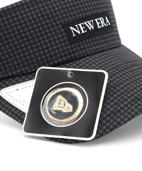 NEW ERA(ニューエラ)の「ニューエラ ゴルフ サンバイザー ハウンズトゥース(サンバイザー・メンズ・グレー/ブラック・FREE)」の7枚目の写真