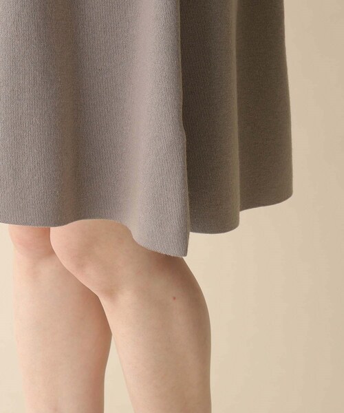 OPAQUE.CLIP（オペークドットクリップ）の「◆ケープデザインニットミニワンピース（ワンピース・レディース・ブラック/グレー・38）」の20枚目の写真