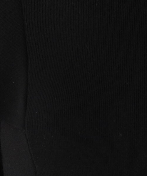 OPAQUE.CLIP（オペークドットクリップ）の「◆ケープデザインニットミニワンピース（ワンピース・レディース・ブラック/グレー・38）」の19枚目の写真