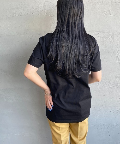 FRED PERRY（フレッドペリー）の「[FRED PERRY/フレッドペリー] ローレルリース刺繍 ショートスリーブTシャツ（Tシャツ/カットソー・レディース・ブラック/ホワイト/オリーブ・L/S/XS/M）」の8枚目の写真
