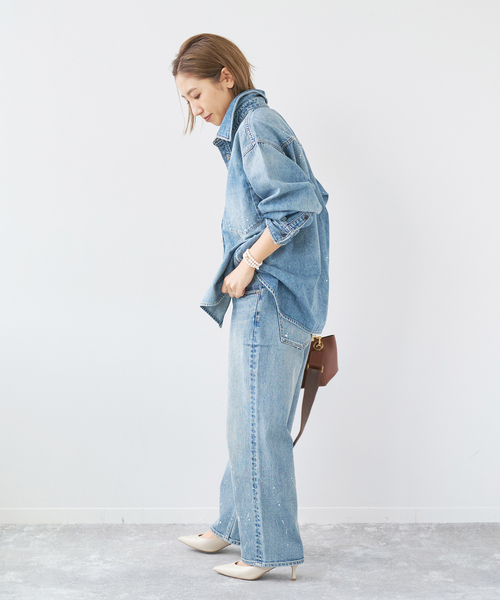 plage(プラージュ)の「les Tendre PENKI デニム(デニムパンツ・レディース・サックスブルー・32/34/36/38)」の22枚目の写真