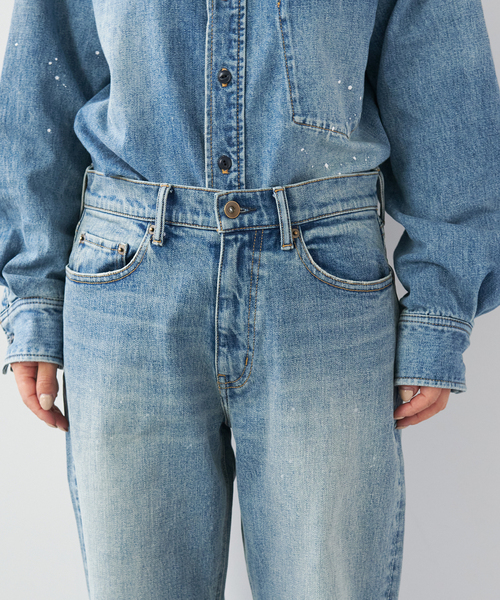 Plage【プラージュ】les Tendre　デニムシャツ　ブルー Plage les Tendre DENIM シャツ レディース