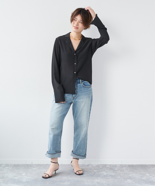 plage(プラージュ)の「les Tendre PENKI デニム(デニムパンツ・レディース・サックスブルー・32/34/36/38)」の8枚目の写真