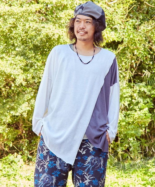 【チャイハネ】カサード変形MEN'Sトップス＆インナー2点セット（アンサンブル）｜チャイハネ（チャイハネ）