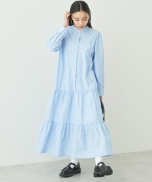 ティアードシャツワンピース