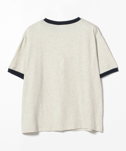 BEAMS BOY（ビームスボーイ）の「Champion × BEAMS BOY / 別注 リンガーTシャツ（Tシャツ/カットソー・レディース・ホワイト/ナチュラル・X-SMALL/SMALL）」の20枚目の写真