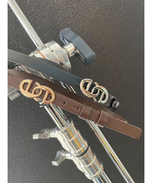 EMODA（エモダ）の「Eロゴスリムベルト（ベルト・レディース・ブラウン/ブラック・FREE）」の3枚目の写真