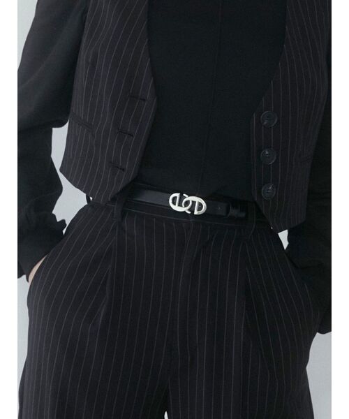 EMODA（エモダ）の「Eロゴスリムベルト（ベルト・レディース・ブラウン/ブラック・FREE）」の5枚目の写真