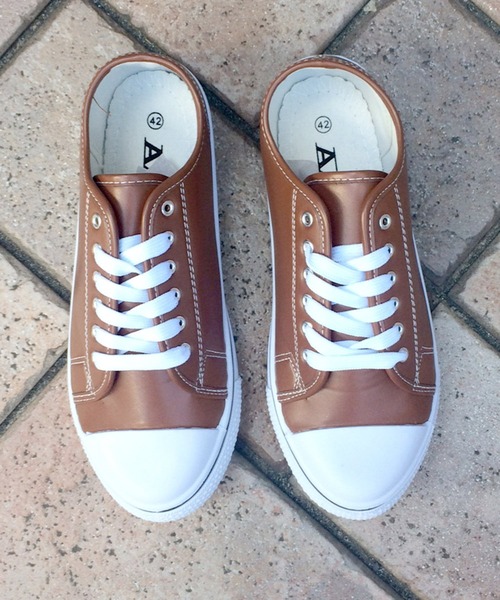 AAA+(サンエープラス)の「オーセンティックローテクスニーカー(スニーカー・メンズ・ベージュ/レッド/ネイビー/ブラック系その他/ブラック/ブラック系その他3/ブラック系その他2/ホワイト系その他/グレー/キナリ/カーキ/イエロー/ピンク/シルバー/ブルー系その他3/レッド系その他/ワイン/ブルー系その他/オレンジ/グレー系その他/ホワイト×ブラック/ホワイト系その他2/グリーン/チェック/ブルー系その他2/ホワイト/ライトブルー/ブラウン・38/40/36/34/42/44/30/28/32/22/26/24)」の12枚目の写真