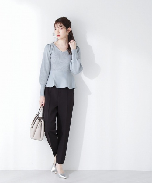 PROPORTION BODY DRESSING（プロポーションボディドレッシング）の「ペプラムニット / 1213170202（ニット/セーター・レディース・グレー/イエロー/ブルー・FREE）」の8枚目の写真