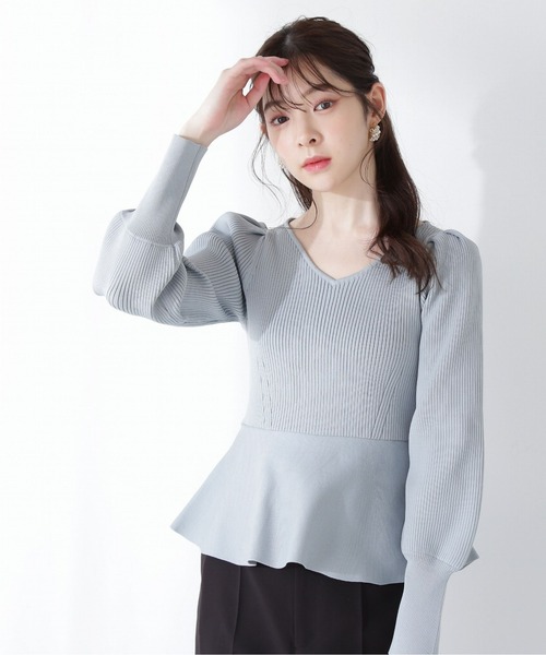 PROPORTION BODY DRESSING（プロポーションボディドレッシング）の「ペプラムニット / 1213170202（ニット/セーター・レディース・グレー/イエロー/ブルー・FREE）」の11枚目の写真