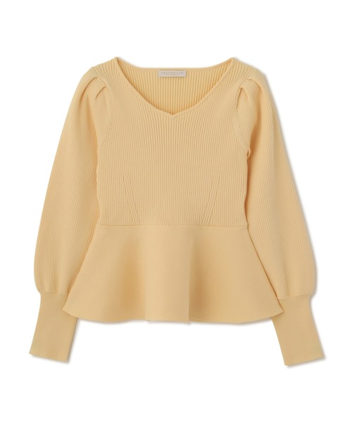 PROPORTION BODY DRESSING（プロポーションボディドレッシング）の「ペプラムニット / 1213170202（ニット/セーター・レディース・グレー/イエロー/ブルー・FREE）」の17枚目の写真