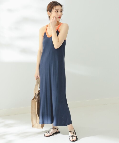 MILLER（ミラー）の「MILLER × B:MING by BEAMS / 別注 カップ Vネック ワンピース（ワンピース・レディース・レッド系/ブルー/ネイビー系・FREE）」の3枚目の写真