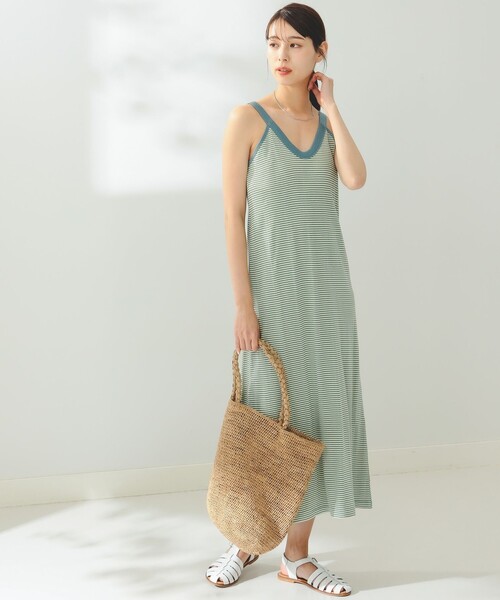 MILLER（ミラー）の「MILLER × B:MING by BEAMS / 別注 カップ Vネック ワンピース（ワンピース・レディース・レッド系/ブルー/ネイビー系・FREE）」の2枚目の写真