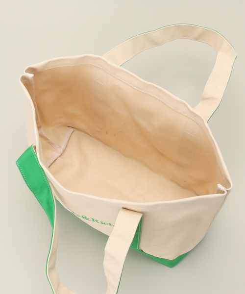 SPORTY&RICH(スポーティアンドリッチ)の「【SPORTY&RICH / スポーティアンドリッチ】SERIF TWO TONE TOTE(トートバッグ・メンズ・ホワイト系その他・FREE)」の6枚目の写真