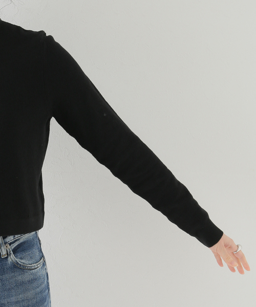 【美品】plage プラージュ　23SS Frise ショートカーディガン 黒 plage（プラージュ）の「Frise ショートカーディガン