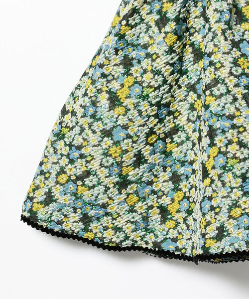 Ray BEAMS(レイビームス)の「sister jane / Bouquets Jacquard Mini Dress(ワンピース・レディース・ブラック・SMALL)」の5枚目の写真