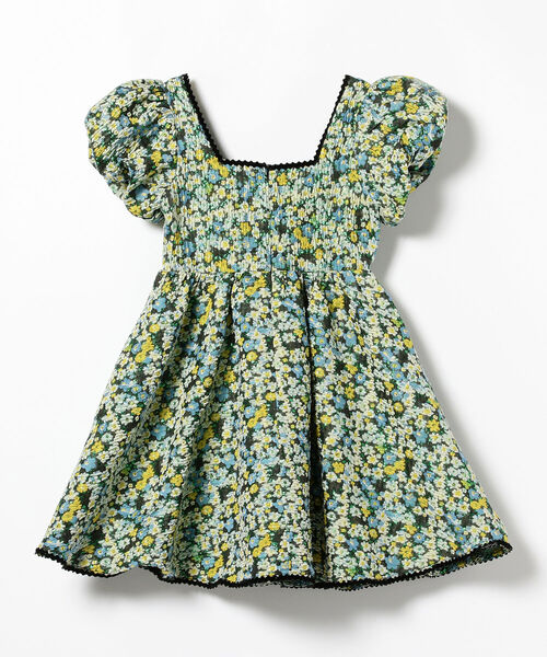 Ray BEAMS(レイビームス)の「sister jane / Bouquets Jacquard Mini Dress(ワンピース・レディース・ブラック・SMALL)」の3枚目の写真