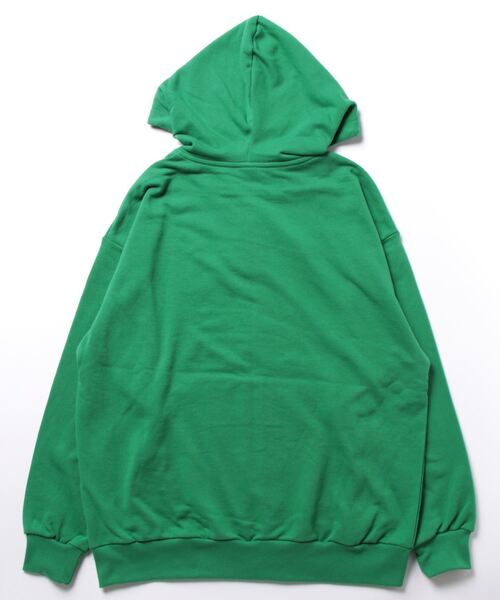 RODEO CROWNS WIDE BOWL（ロデオクラウンズワイドボウル）の「SHARE BIG ジップパーカー（パーカー・レディース・ブラック/グレー×ホワイト/グリーン・FREE）」の21枚目の写真