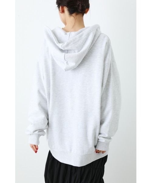 RODEO CROWNS WIDE BOWL（ロデオクラウンズワイドボウル）の「SHARE BIG ジップパーカー（パーカー・レディース・ブラック/グレー×ホワイト/グリーン・FREE）」の15枚目の写真