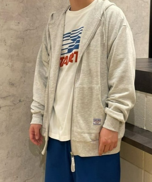 RODEO CROWNS WIDE BOWL（ロデオクラウンズワイドボウル）の「SHARE BIG ジップパーカー（パーカー・レディース・ブラック/グレー×ホワイト/グリーン・FREE）」の22枚目の写真