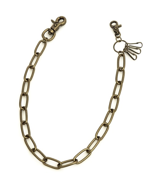 an meets zakka（アンミツザッカ）の「an meets zakka 鎖ウォレットチェーン（ウォレットチェーン・メンズ・シルバー/アンティークゴールド/ゴールド/ガンメタ/アンティークシルバー・ONE SIZE/ONESIZE）」の4枚目の写真