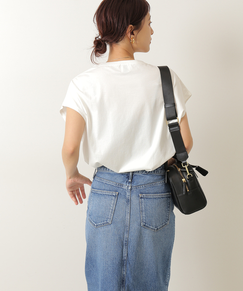Spick & Span(スピックアンドスパン)の「CALMINGフレンチT(Tシャツ/カットソー・レディース・グリーン/ブルー系その他/ピンク・FREE)」の8枚目の写真
