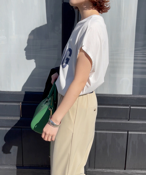 Spick & Span(スピックアンドスパン)の「CALMINGフレンチT(Tシャツ/カットソー・レディース・グリーン/ブルー系その他/ピンク・FREE)」の20枚目の写真