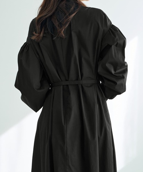 STYLE DELI(スタイルデリ)の「【LUXE】リブポイントロングワンピース(ワンピース・レディース・ブラック/ベージュ・01/02)」の6枚目の写真