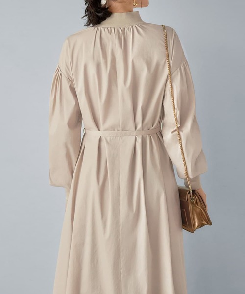 STYLE DELI(スタイルデリ)の「【LUXE】リブポイントロングワンピース(ワンピース・レディース・ブラック/ベージュ・01/02)」の14枚目の写真