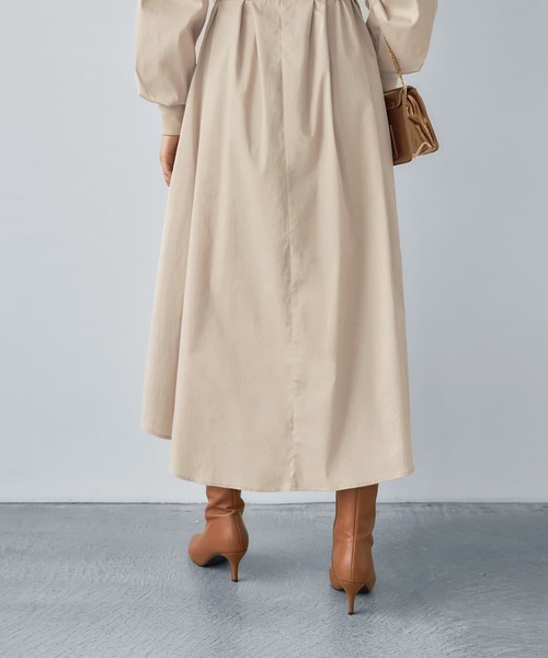 STYLE DELI(スタイルデリ)の「【LUXE】リブポイントロングワンピース(ワンピース・レディース・ブラック/ベージュ・01/02)」の17枚目の写真
