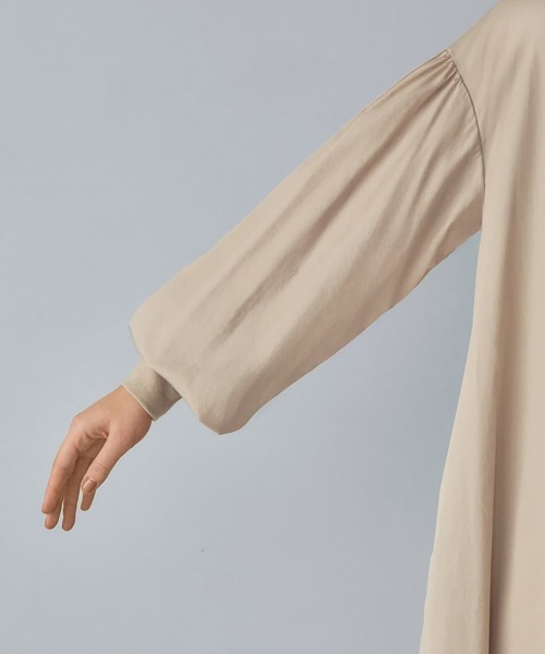 STYLE DELI(スタイルデリ)の「【LUXE】リブポイントロングワンピース(ワンピース・レディース・ブラック/ベージュ・01/02)」の18枚目の写真