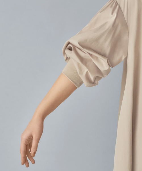 STYLE DELI(スタイルデリ)の「【LUXE】リブポイントロングワンピース(ワンピース・レディース・ブラック/ベージュ・01/02)」の19枚目の写真