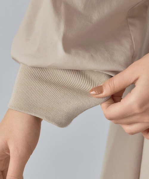 STYLE DELI(スタイルデリ)の「【LUXE】リブポイントロングワンピース(ワンピース・レディース・ブラック/ベージュ・01/02)」の20枚目の写真
