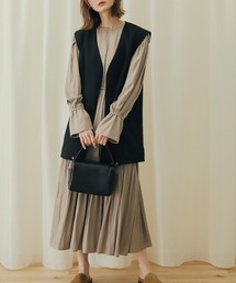 SENSE OF PLACE by URBAN RESEARCH | ボリュームスリーブティアードワンピース(ワンピース)