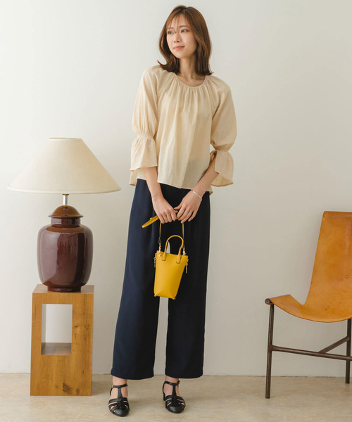 RODE SKO（ロデスコ）の「タテナガミニショルダーバッグ（ショルダーバッグ・レディース・イエロー/モカ/ブラック/ライトブルー/アイボリー・ONE）」の18枚目の写真