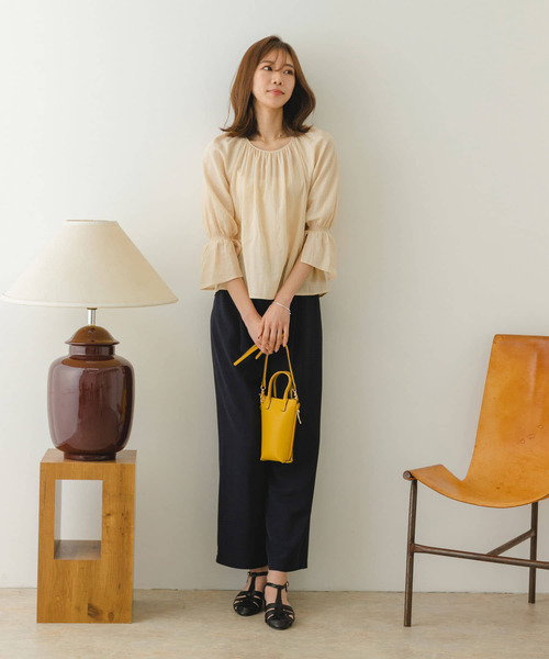 RODE SKO（ロデスコ）の「タテナガミニショルダーバッグ（ショルダーバッグ・レディース・イエロー/モカ/ブラック/ライトブルー/アイボリー・ONE）」の20枚目の写真